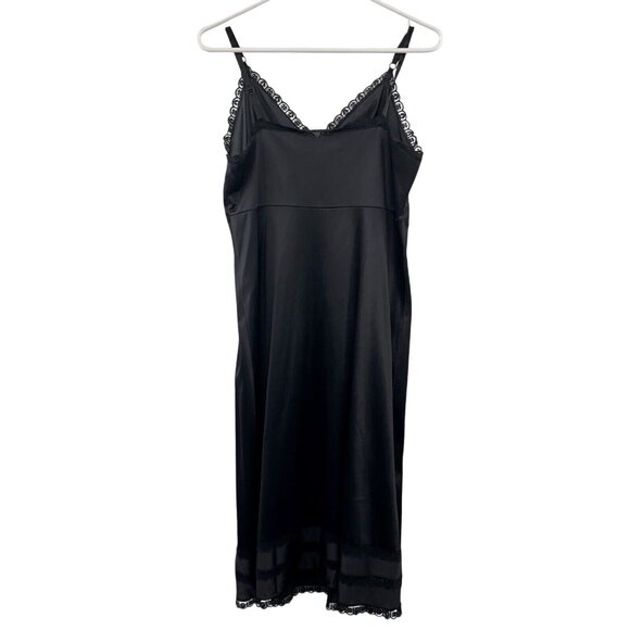 Vintage Sears Full Slip Womens 38 Used Black - Picture 2 of 16